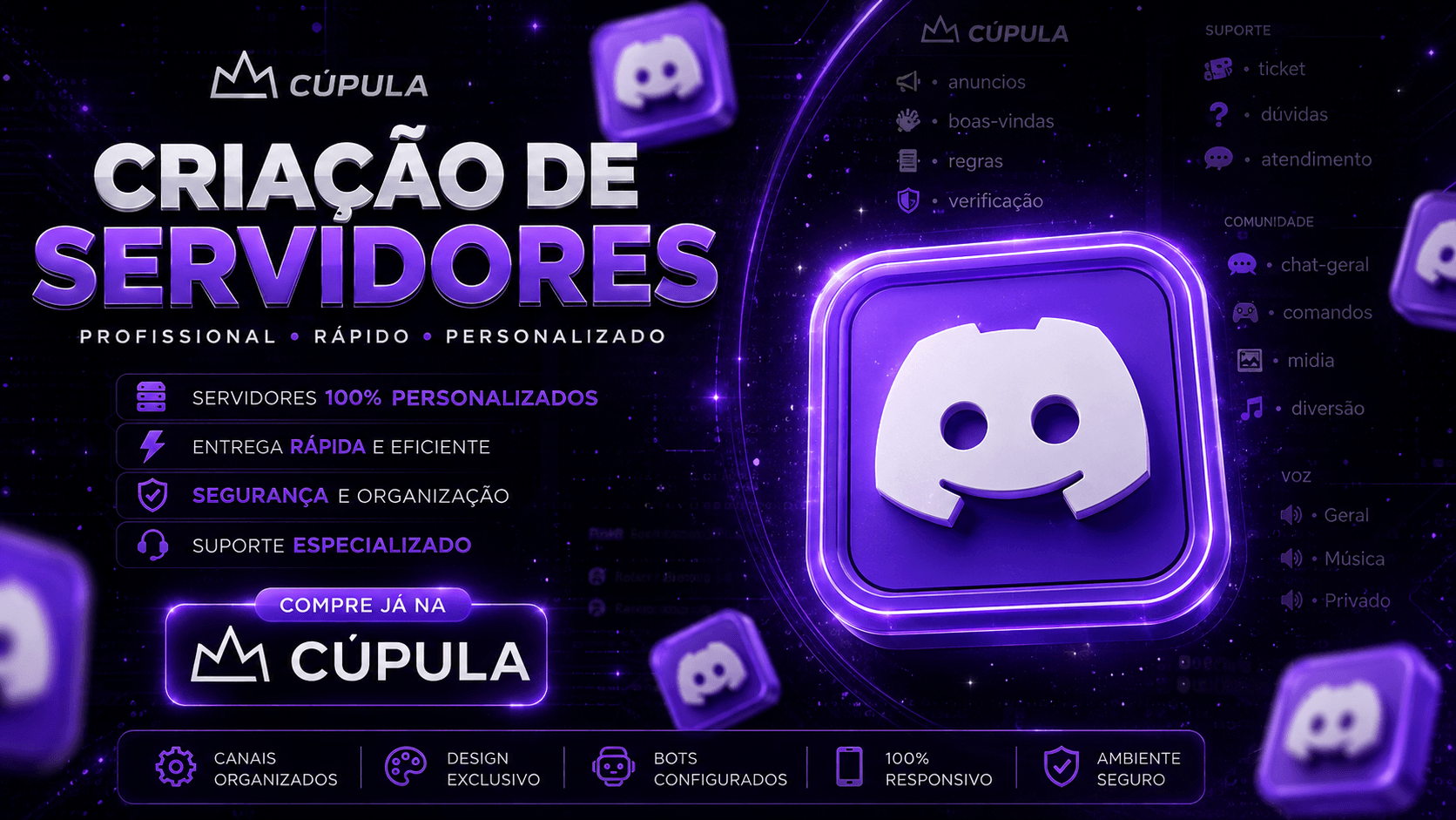 CRIAÇÃO DE SERVIDOR